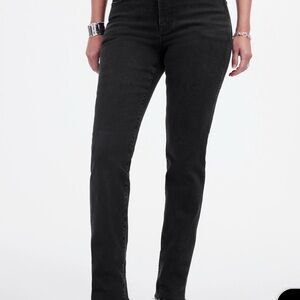 Madewell Black Skinny Jeans High-Rise Stretch